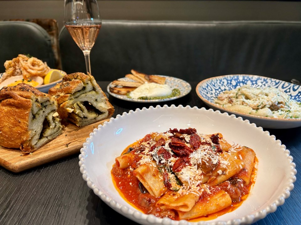 Palato Italian Kitchen and Lounge signature dishes Lobster RavioliVeal Osso BucoShort Rib Pappardelle